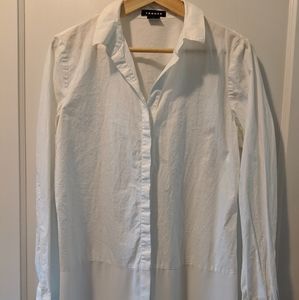 Trouve women's white dress shirt size M